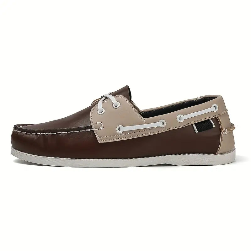 Men's Retro Elegance Boat Shoes with Timeless Design