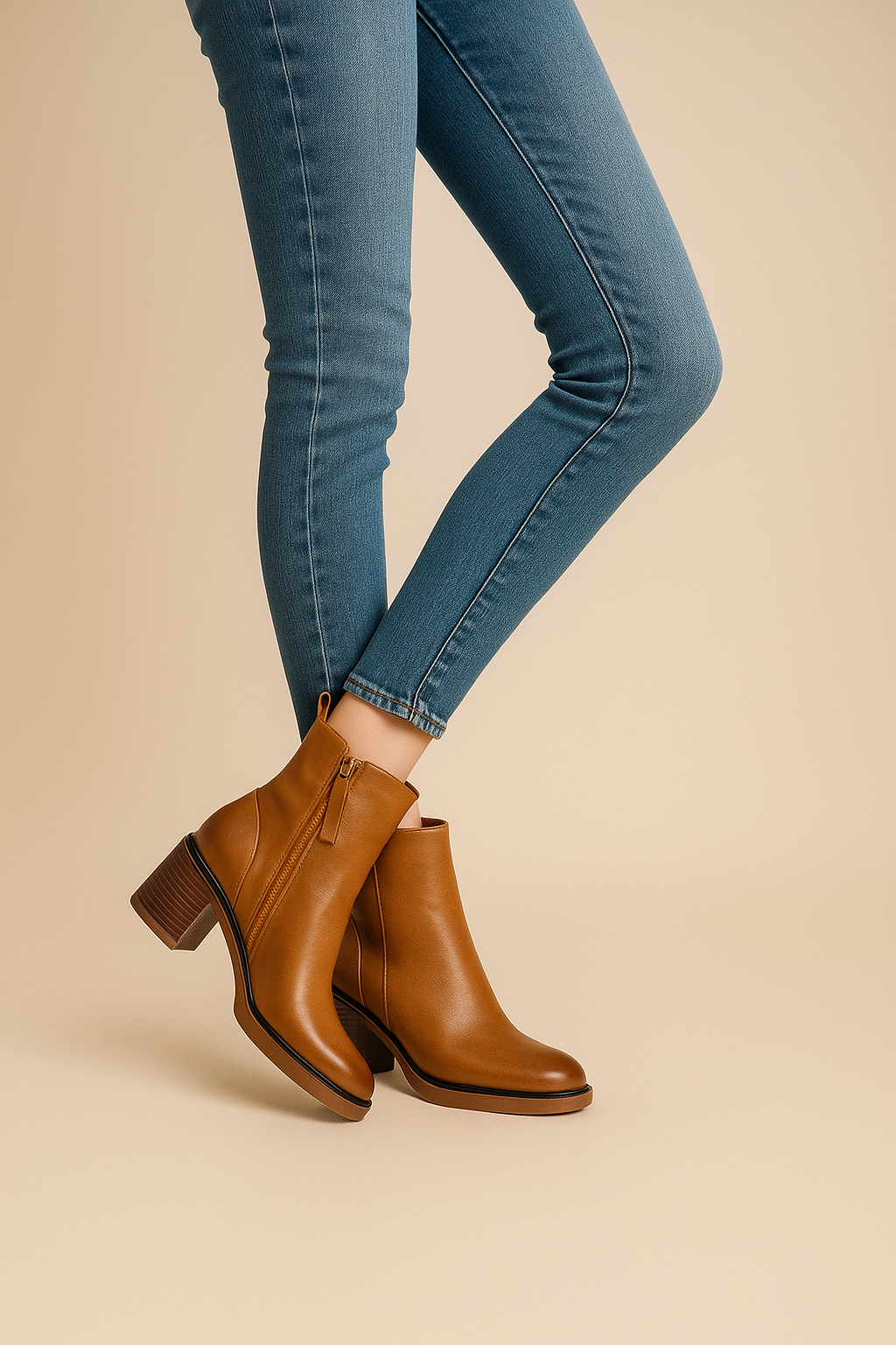 Grazia | Ankle Boots – Sleek Vegan Leather