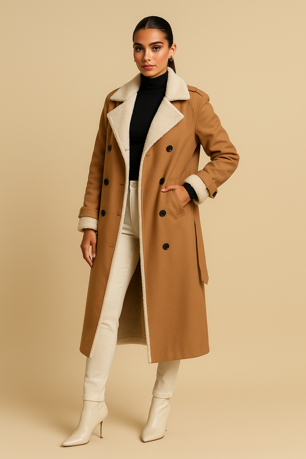 Sabella | Luxe Fur Long Coat