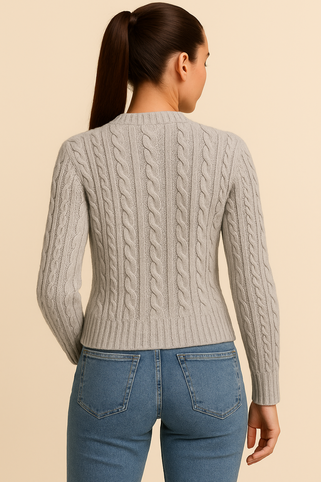 Maris Knit Cardigan with Relaxed Fit & Button Front