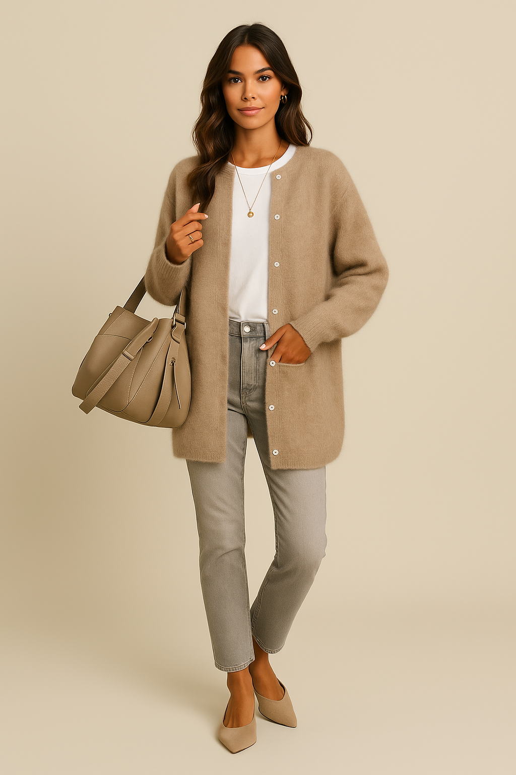 Elowen Cotton Knit Cardigan