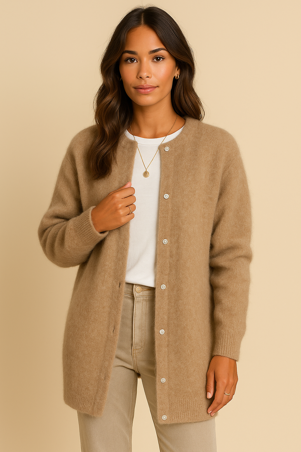 Elowen Cotton Knit Cardigan