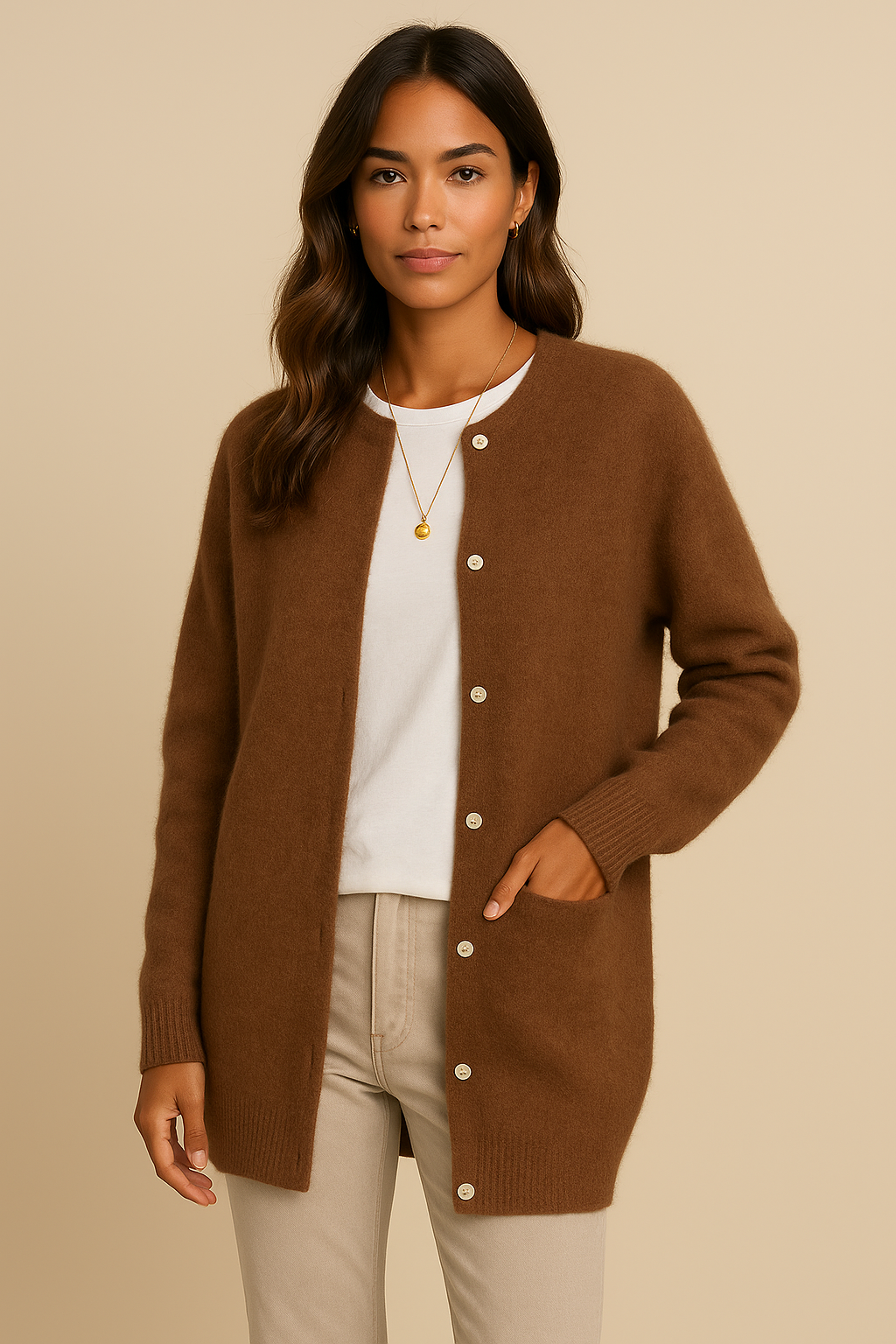 Elowen Cotton Knit Cardigan