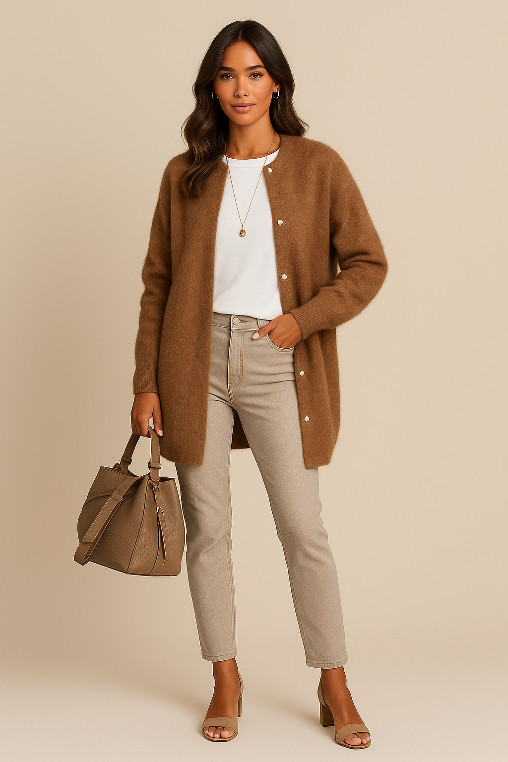Elowen Cotton Knit Cardigan