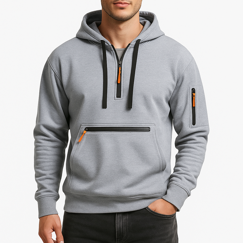 Smith | Hooded Zip Sweater