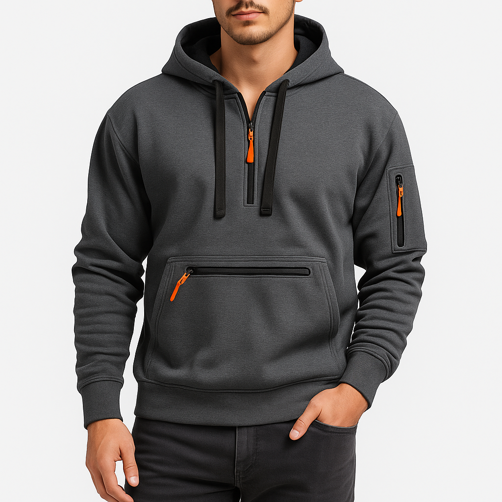 Smith | Hooded Zip Sweater