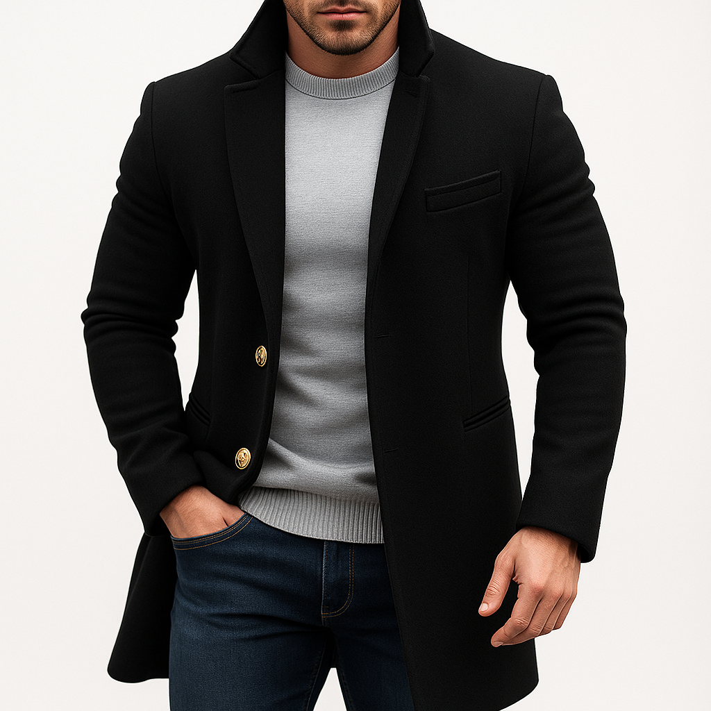 Smith | Tailored Wool Overcoat