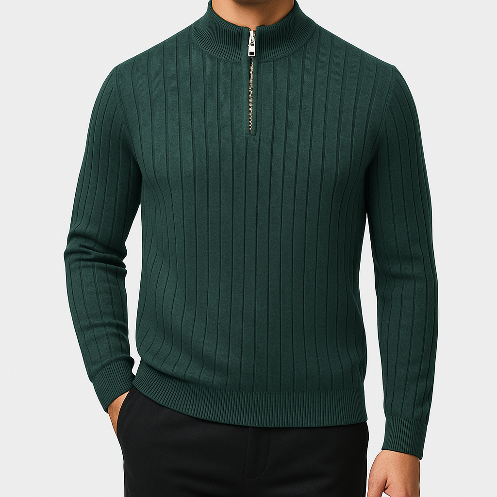 Smith | Half Zip Knit Sweater
