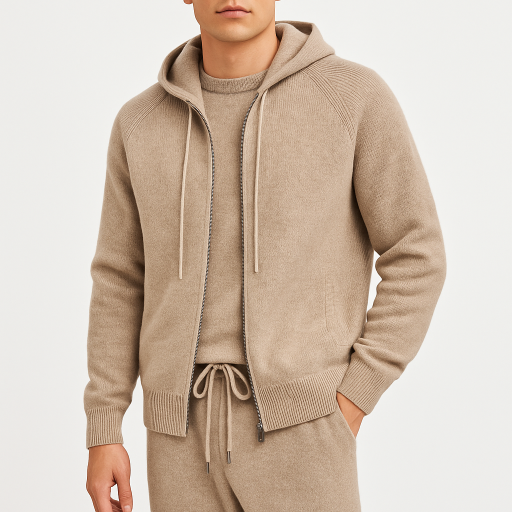 Smith | Wool Zip Loungewear Set
