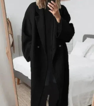 Women's Oversized Double-Breasted Coat