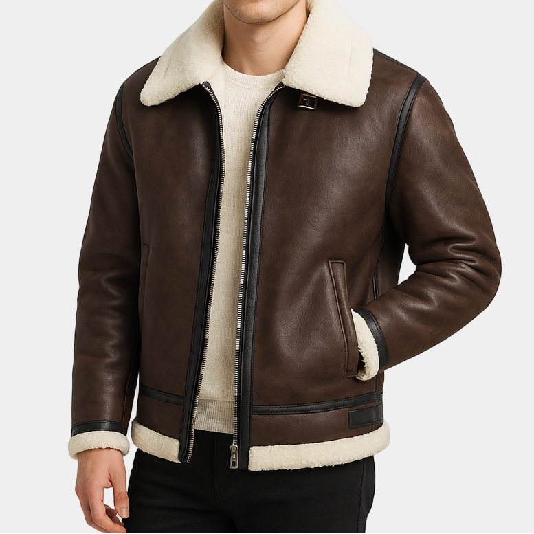 Smith | Classic Leather Aviator Jacket