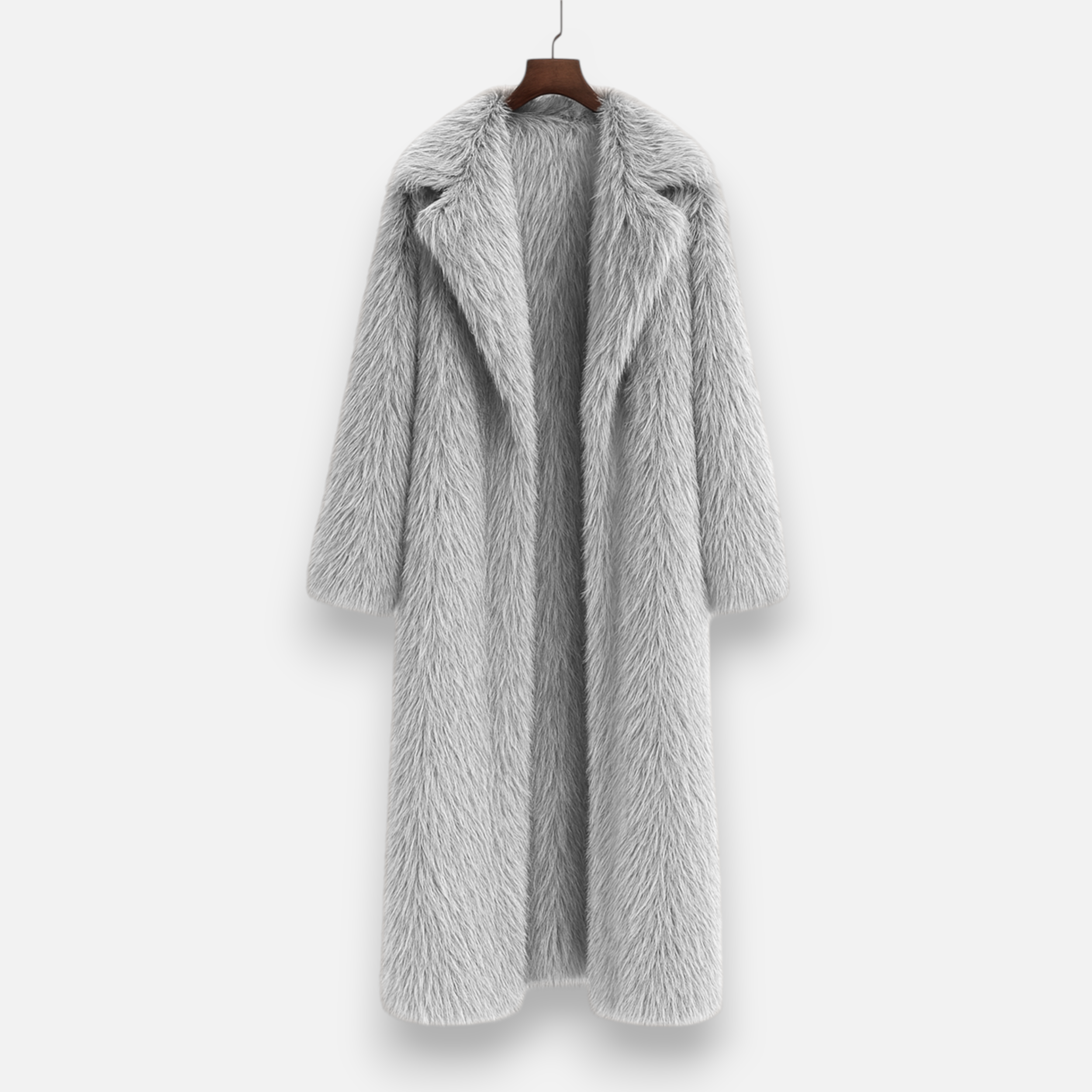 Women’s Timeless Long City Adventure Winter Faux Fur Overcoat