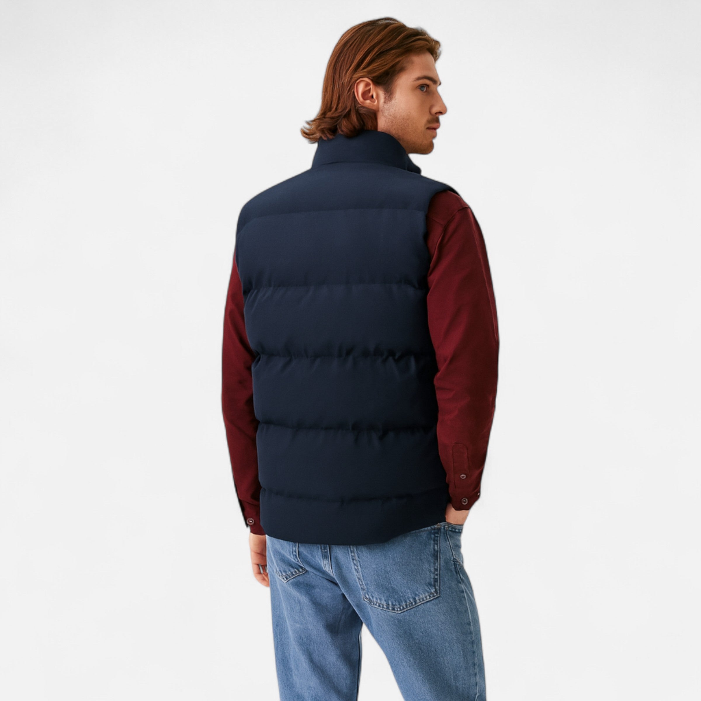 Practical Soft Fleece Warm Layered Winter Vest for Men