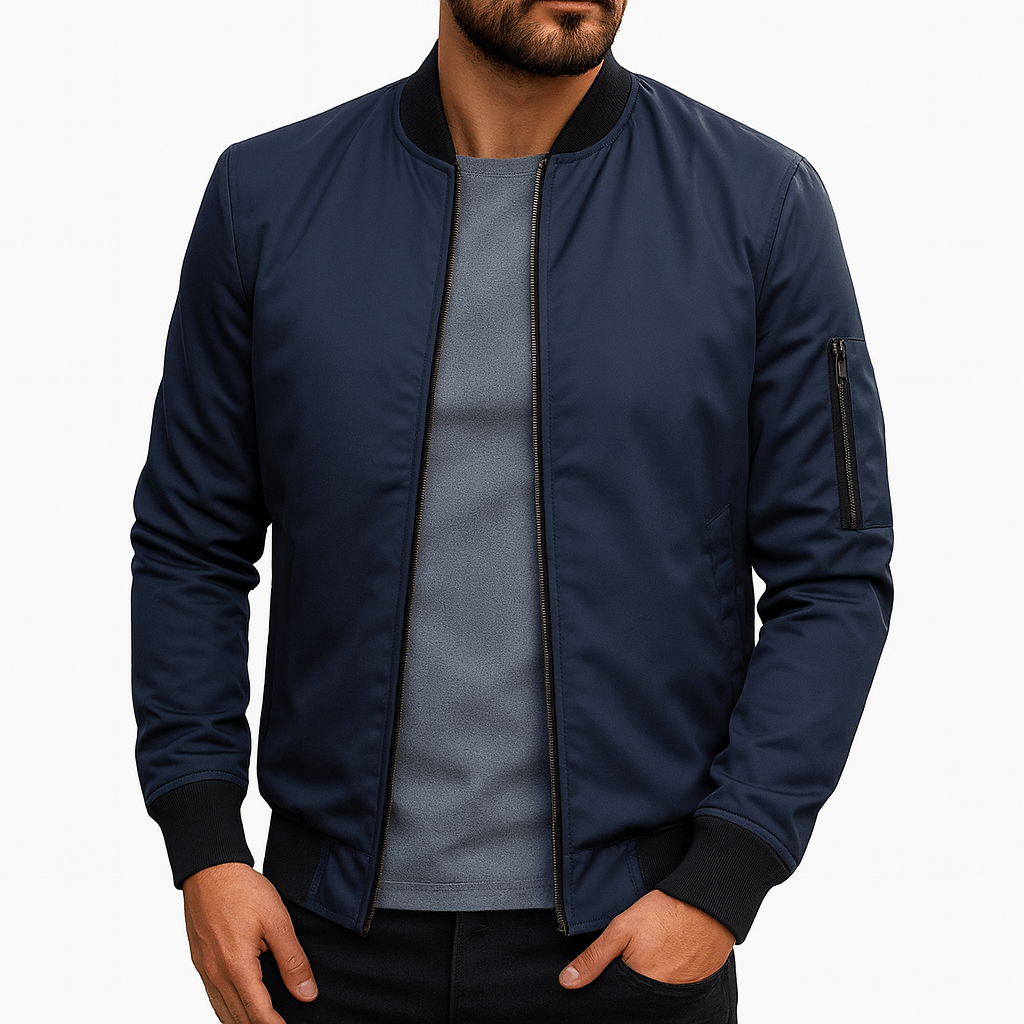 Smith | Zip-Pocket Bomber Jacket
