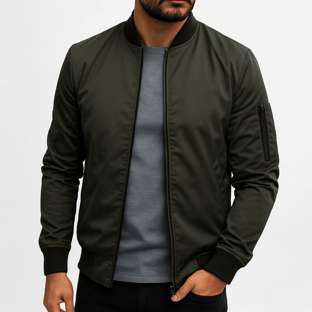 Smith | Zip-Pocket Bomber Jacket