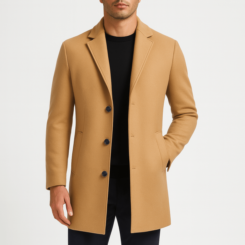 Smith | Button-Front Winter Trench Coat