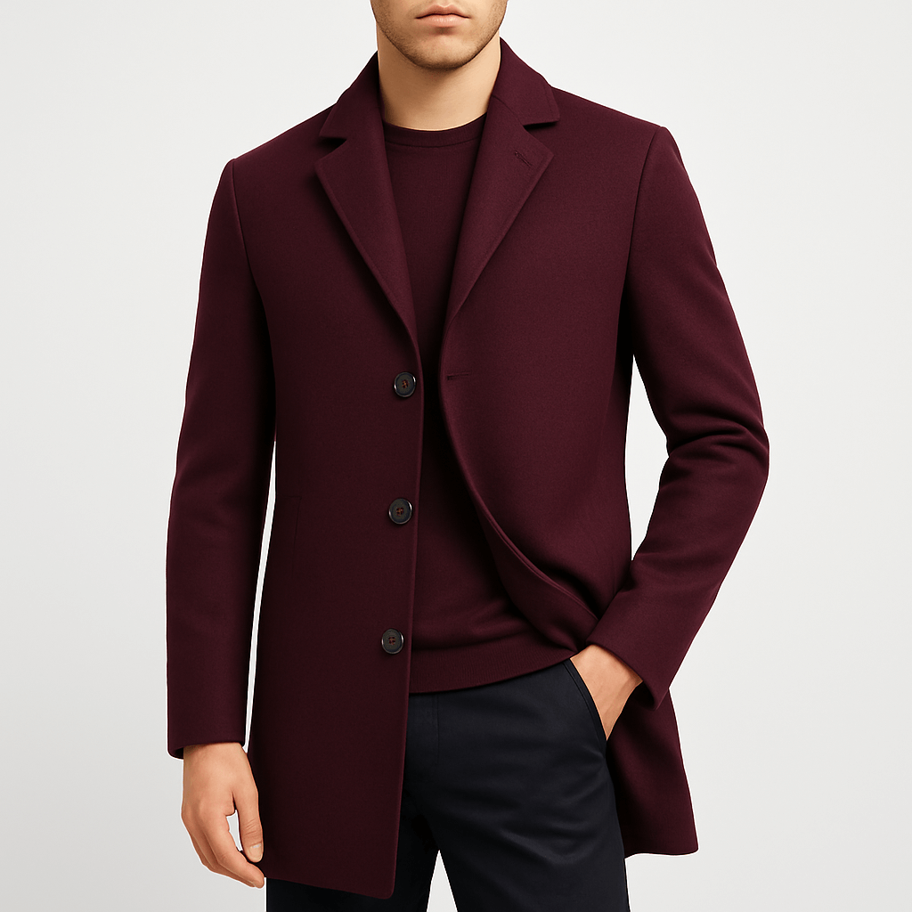 Smith | Button-Front Winter Trench Coat