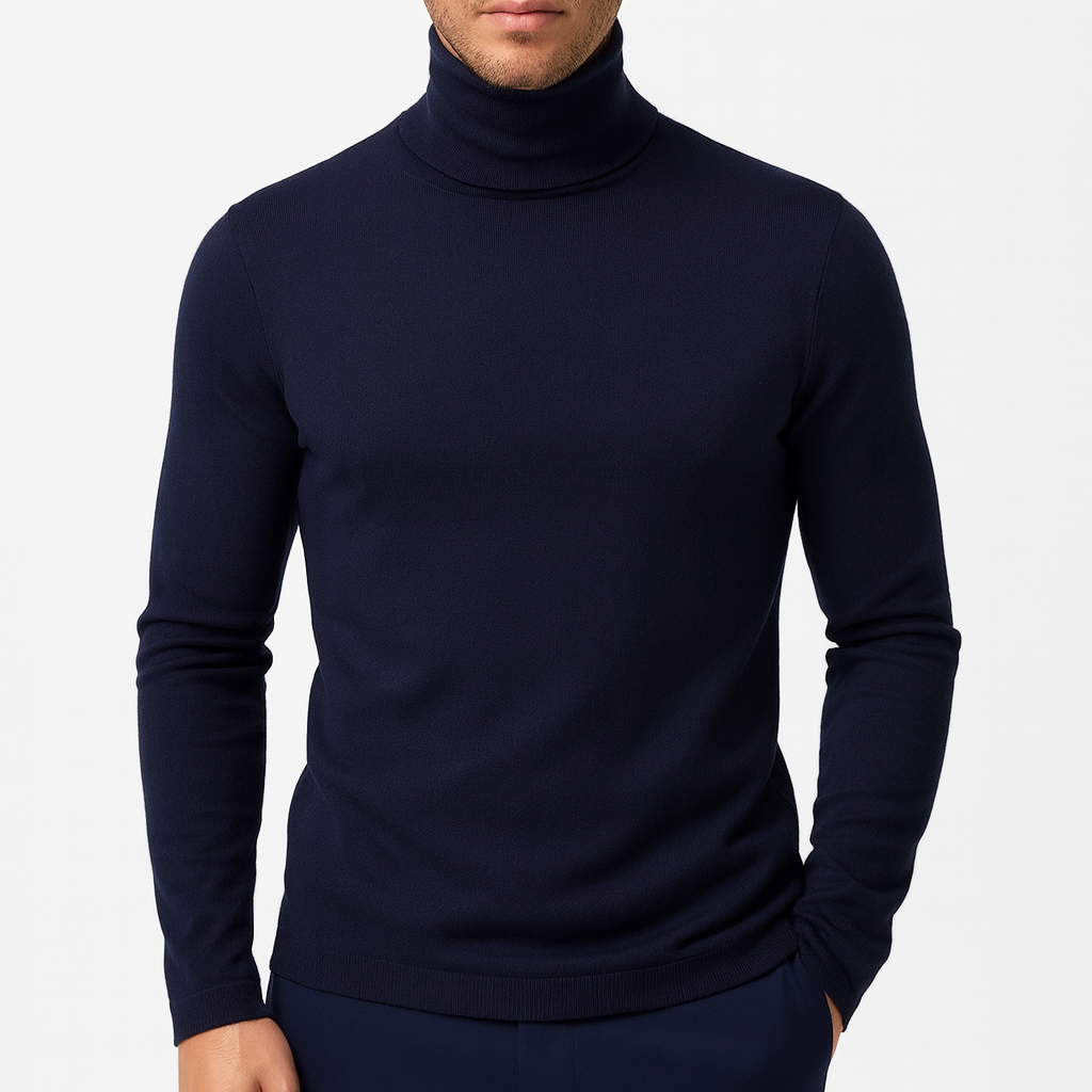 Smith | Slim Fit Turtleneck Top
