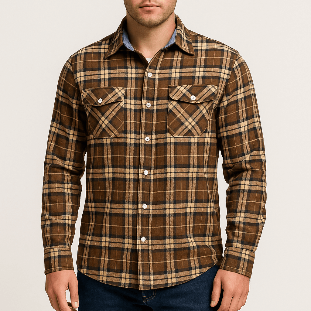 SMITH | Checked Flannel Shirt Jacket