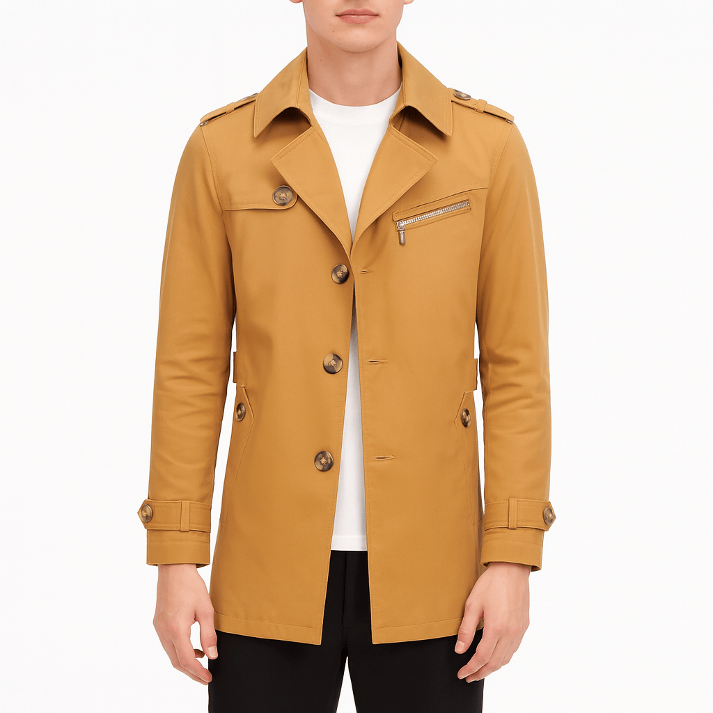 SMITH | Zip Pocket Winter Trench Coat