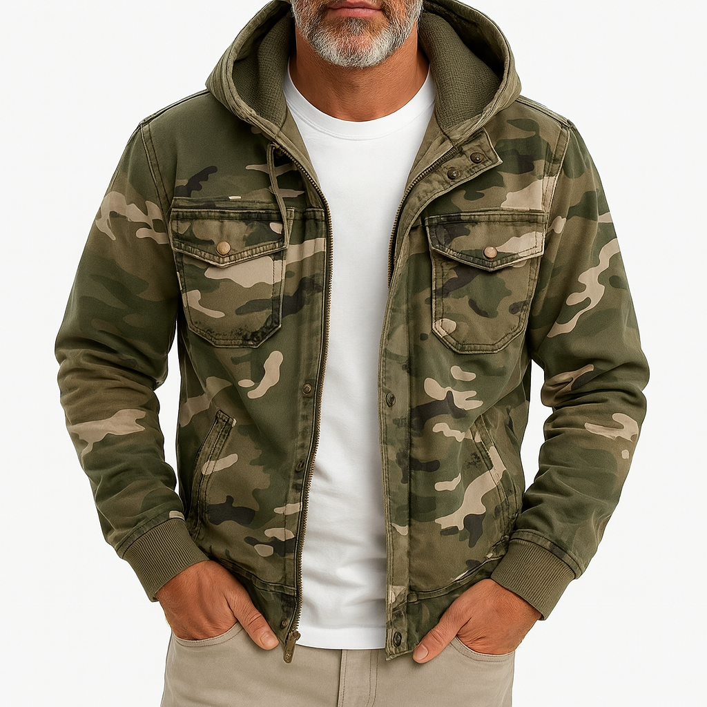 Smith | Camouflage Hooded Jacket