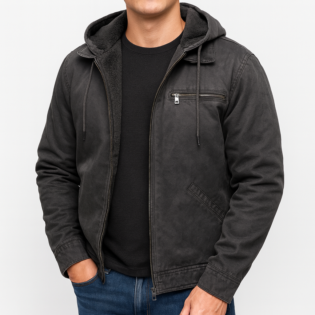 Smith | Thick Hooded Winter Jacket