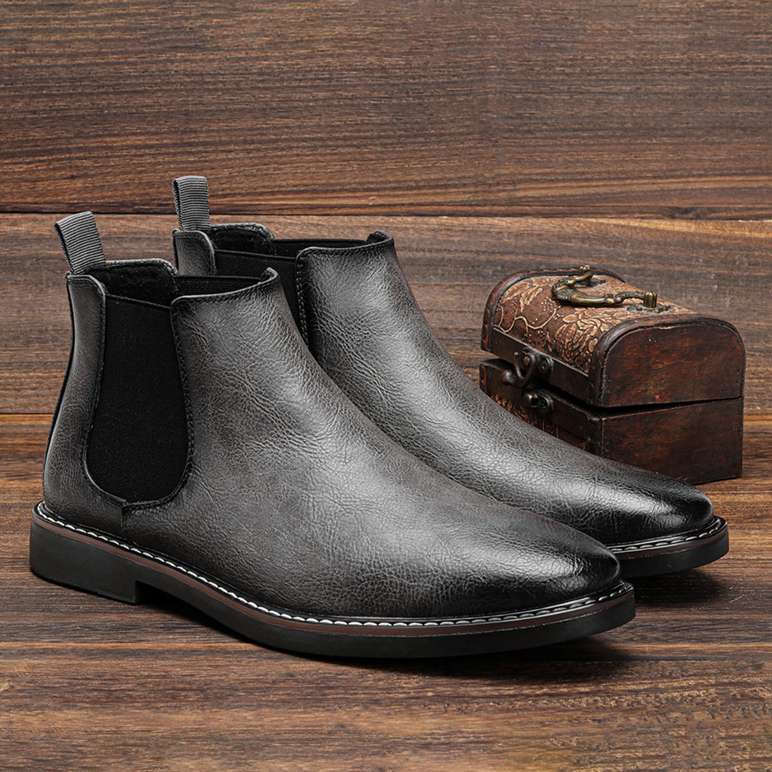 Men’s Stylish Durable Everyday Chelsea Boots with Elastic Side Panels