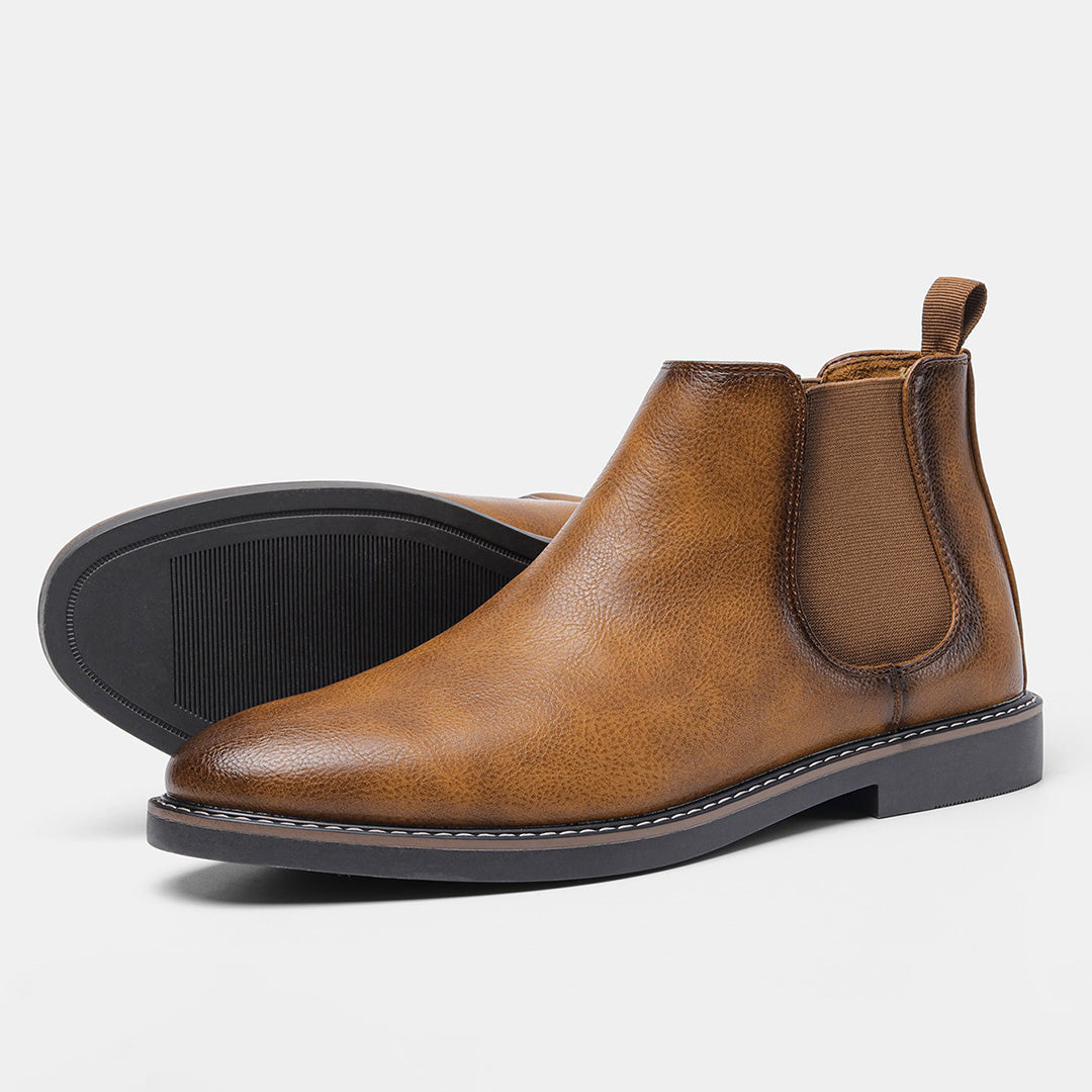 Men’s Stylish Durable Everyday Chelsea Boots with Elastic Side Panels