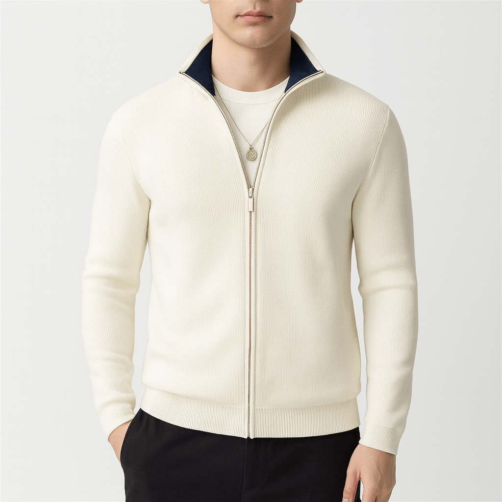 Smith | Knitted Zip Sweater