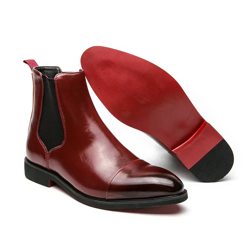 Men's Classic Practical Outdoor Polished Chelsea Boots