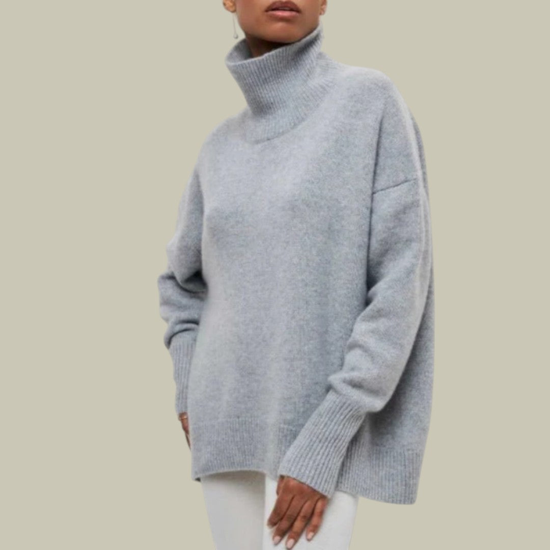 Women’s Loose Fit Winter Jumper Oversized Warm Turtleneck