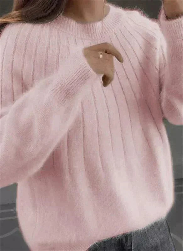 Women's Modern Fashion Knitted Warm Jumper