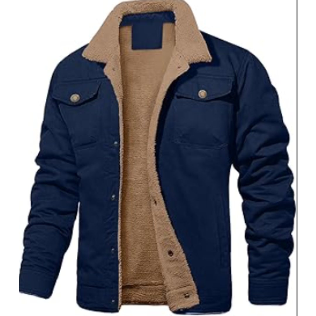 Men’s Cosy Functional Fleece Lined Winter Essential Jacket