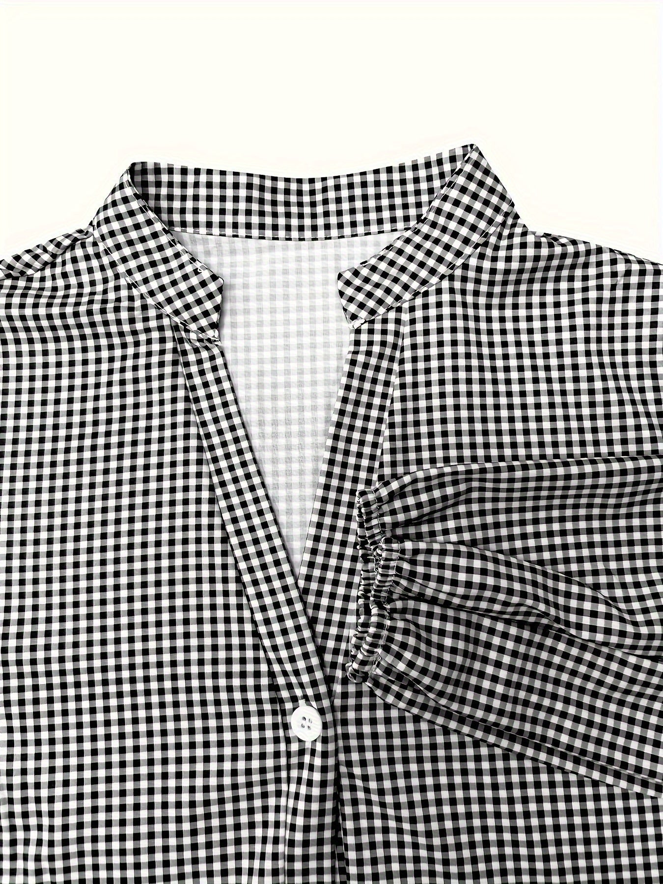 Trendy Airy Collar Striped Summer Dress with 3/4 puffed Sleeves for Summer Getaway