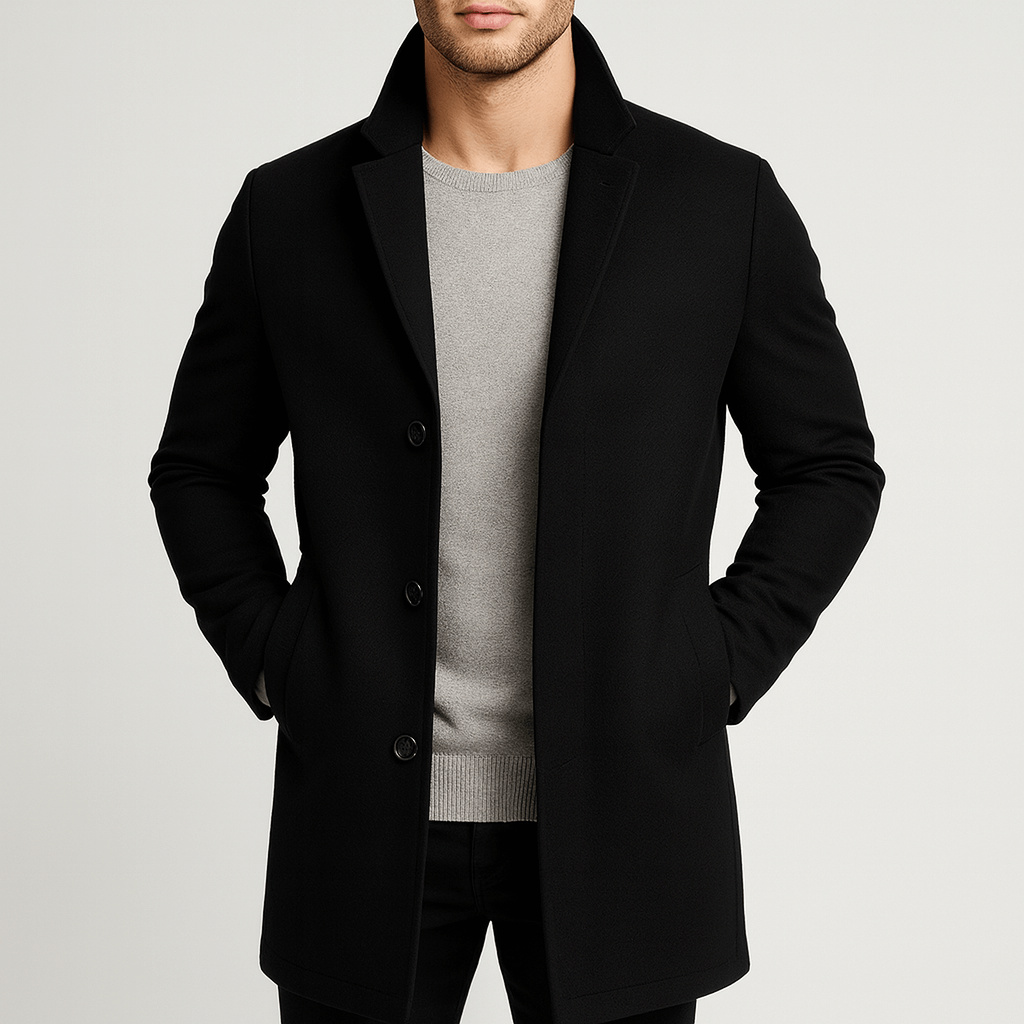 Smith | Tailored Hidden Button Trench Coat