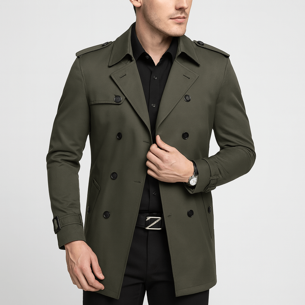 Smith | Double-Breasted Trench Coat