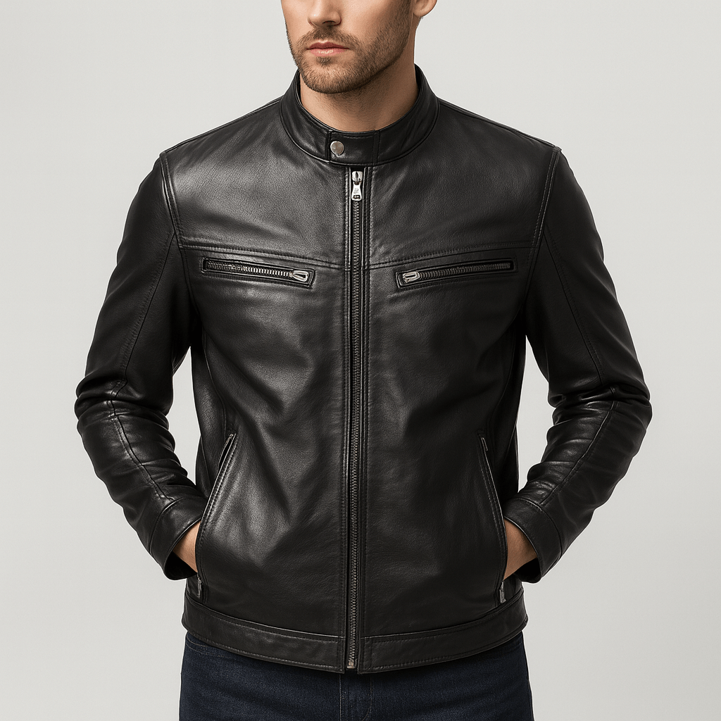 Smith | Classic Leather Zip Jacket