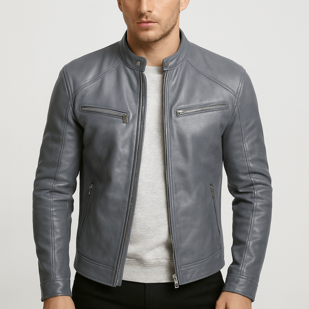 Smith | Classic Leather Zip Jacket