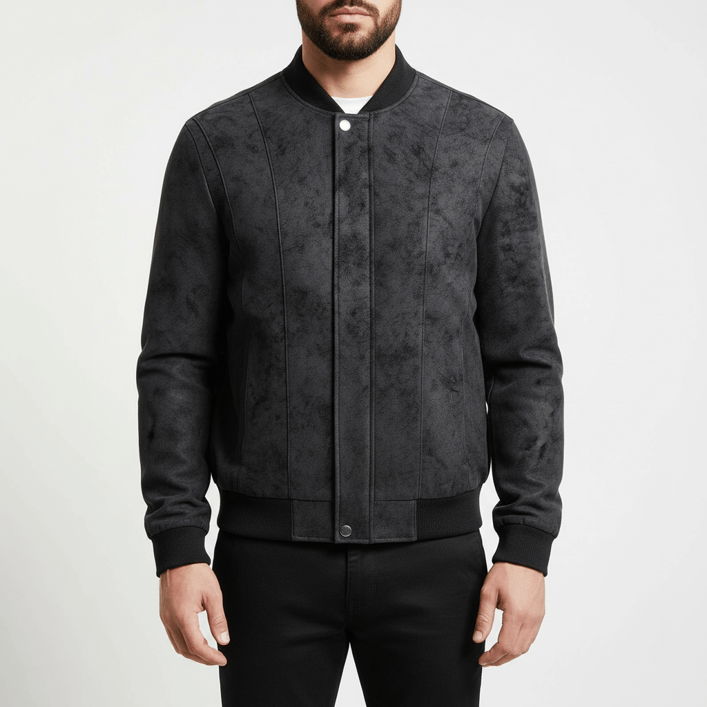 Smith | Suede Bomber Jacket