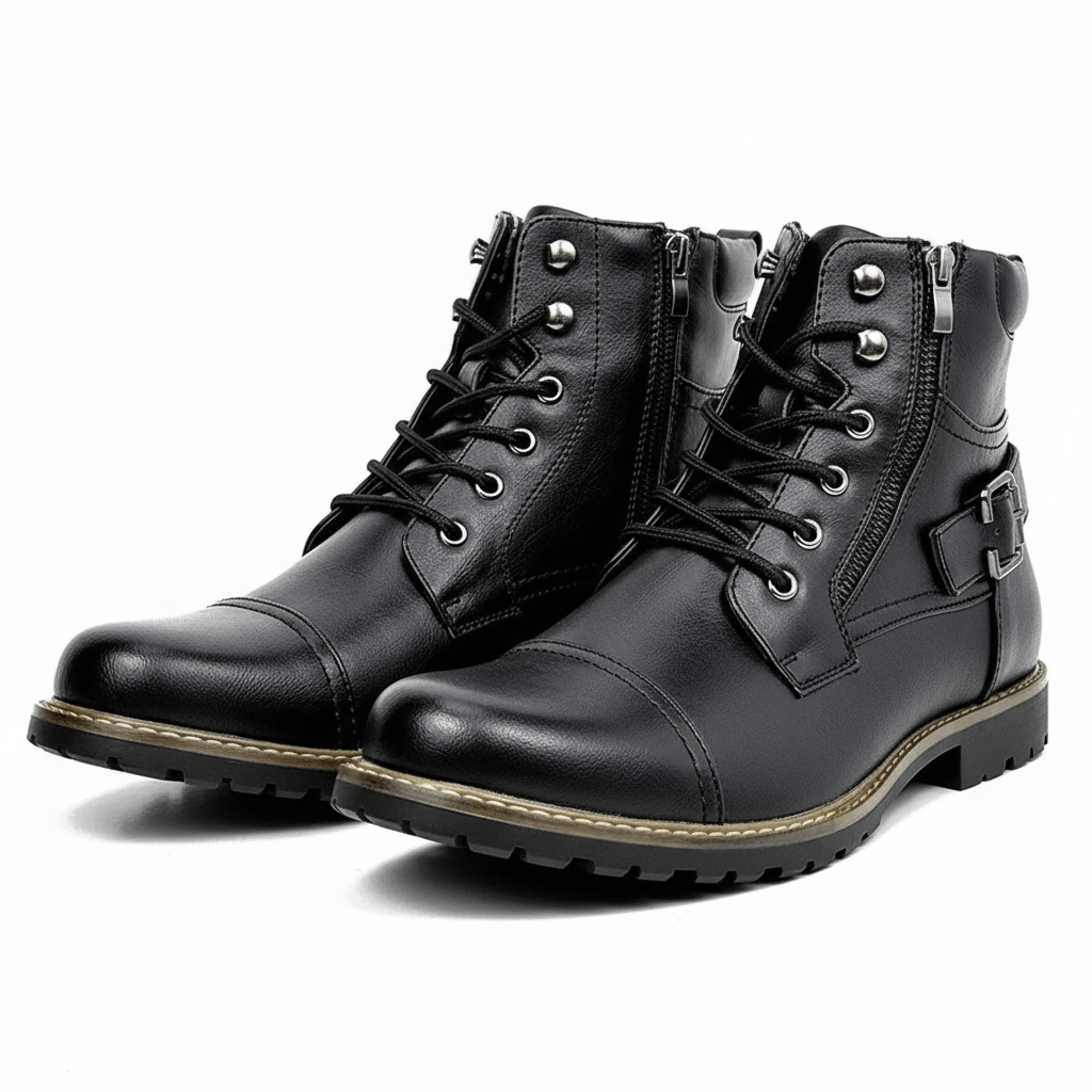 Smith | Lace-Up Leather Boots