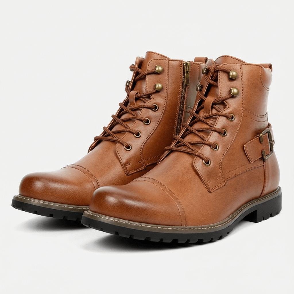 Smith | Lace-Up Leather Boots