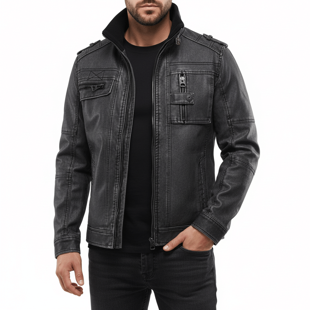 Smith | Classic Leather Zip Jacket
