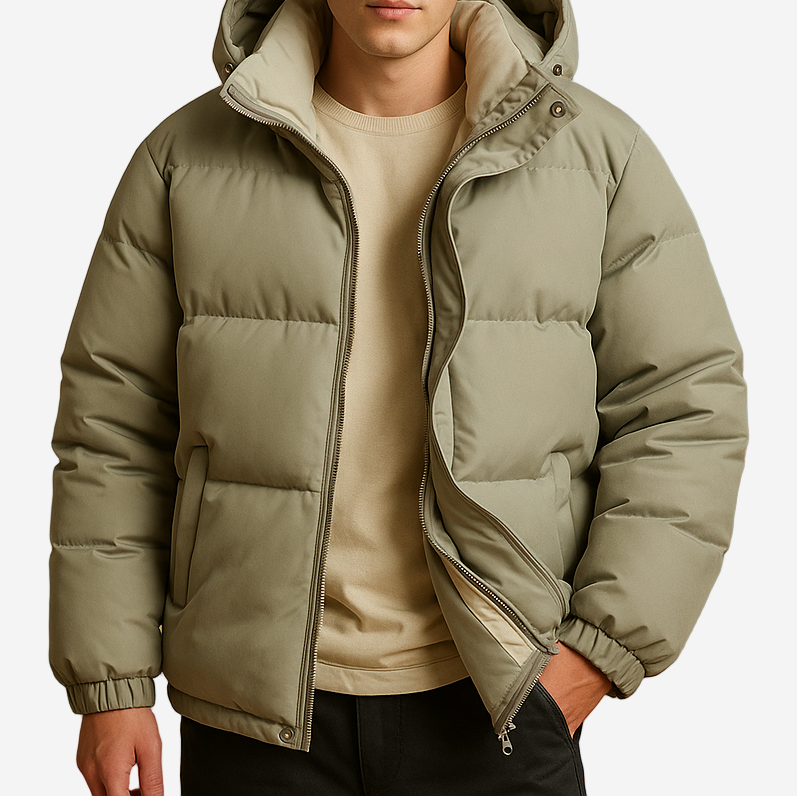 Smith | Quilted Hooded Puffer Jacket