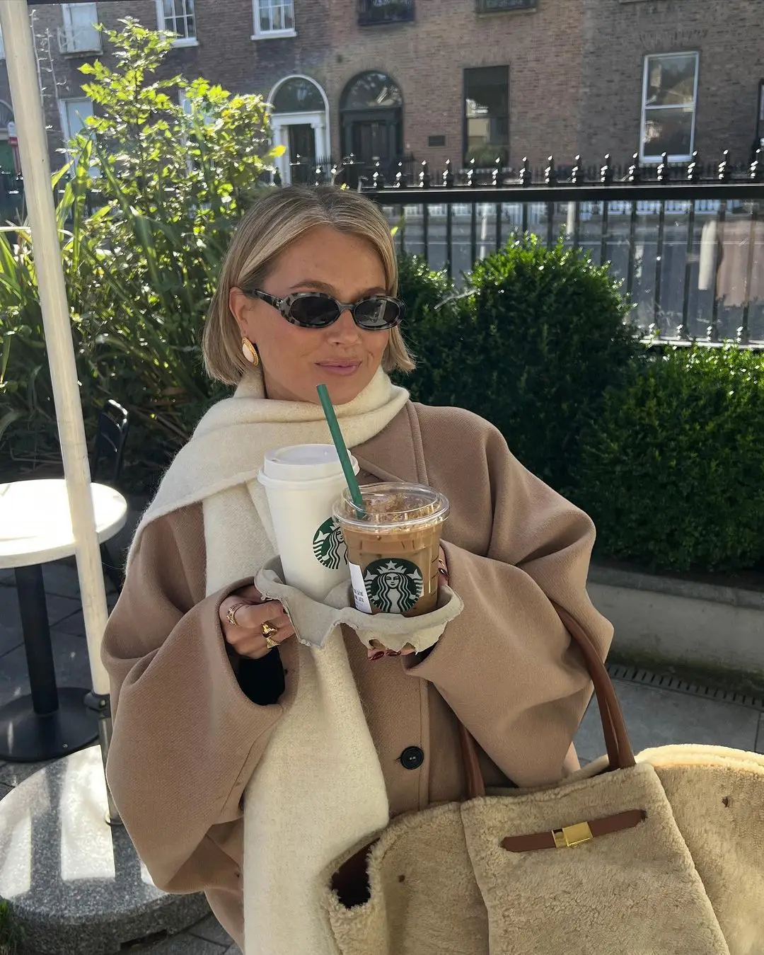 Women's Stylish Button Formal Warm Oversized Coat for Winter