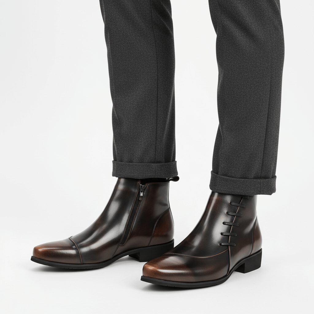 Classic Leather Dress Boots