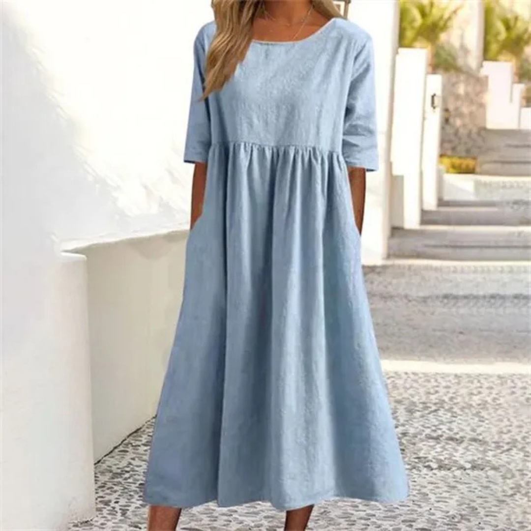 Women's Festive Casual Loose Fit Summer Flowing Dress