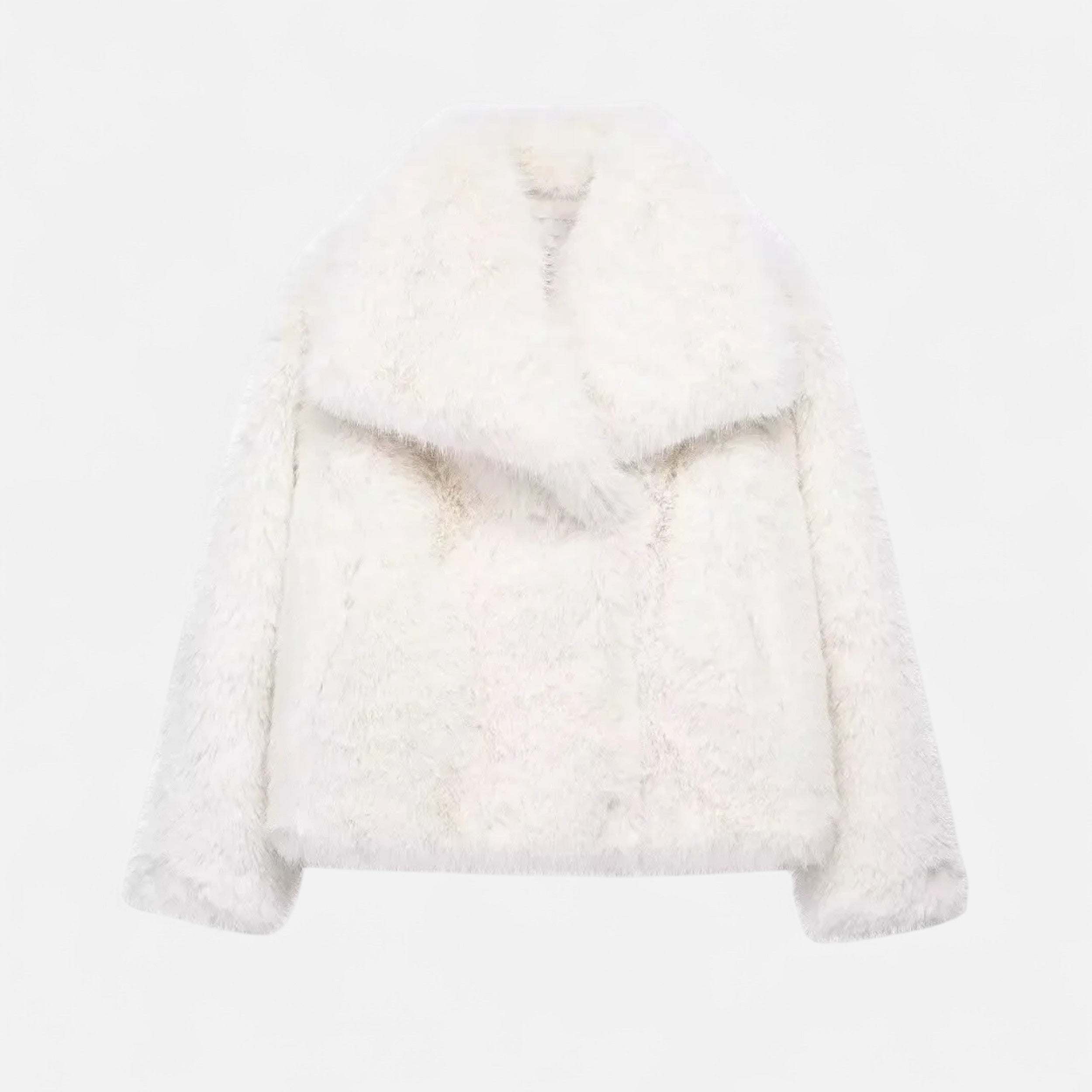 Women’s Cozy Fluffy Warm Plush Faux Fur Winter Coat