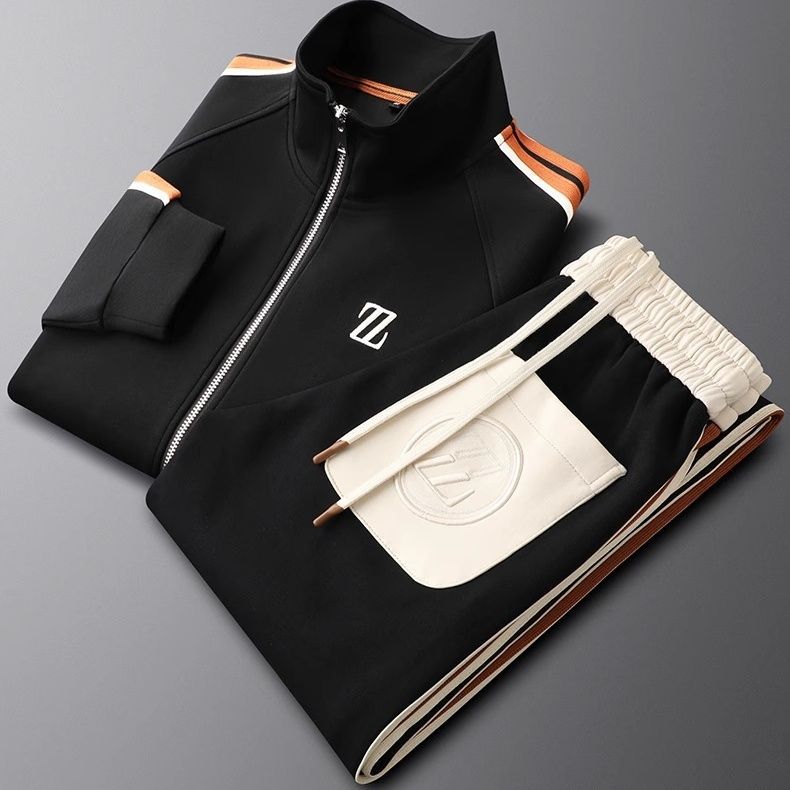 Men’s Sporty Outdoor Two Piece Tracksuit Set