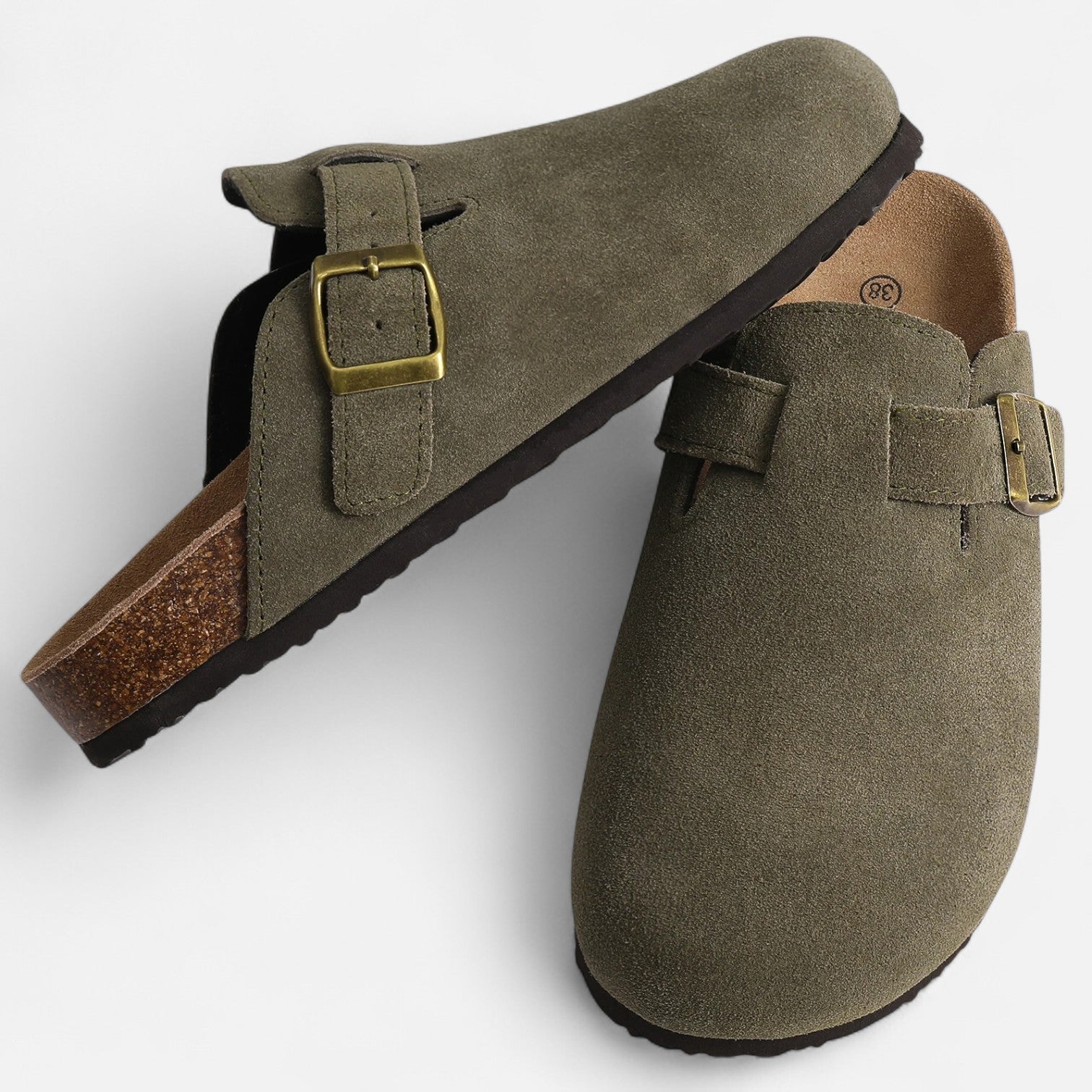 Men’s Home Walking Everyday Suede Mules Sculpted Clog