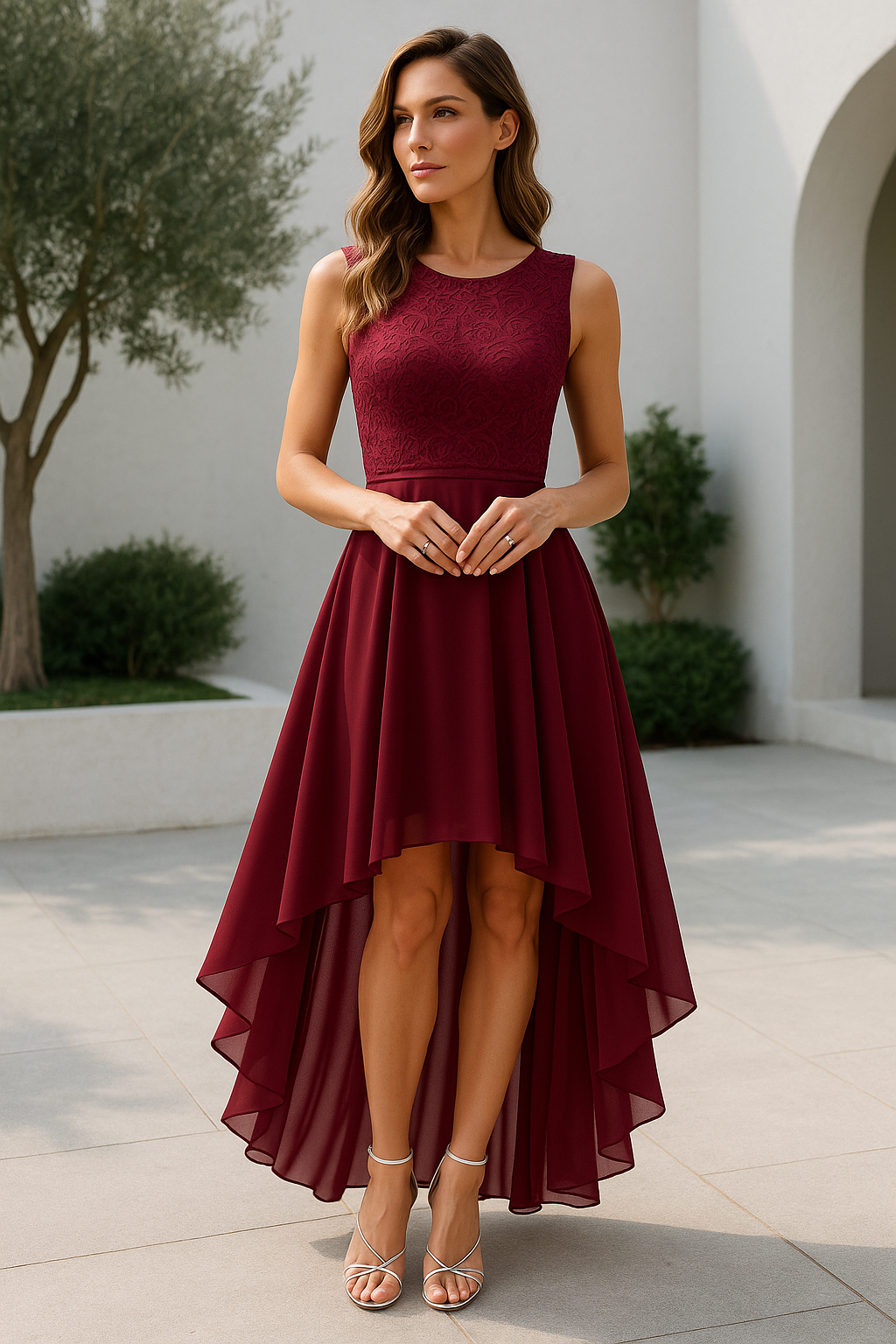 Women's Elegant Chic Wedding Guest Dress for Formal and Semi-Formal Events